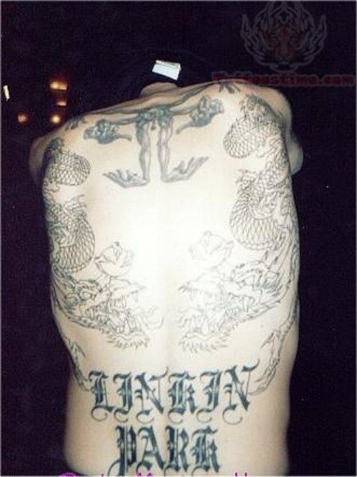 Linkin Park Lowerback Tattoo